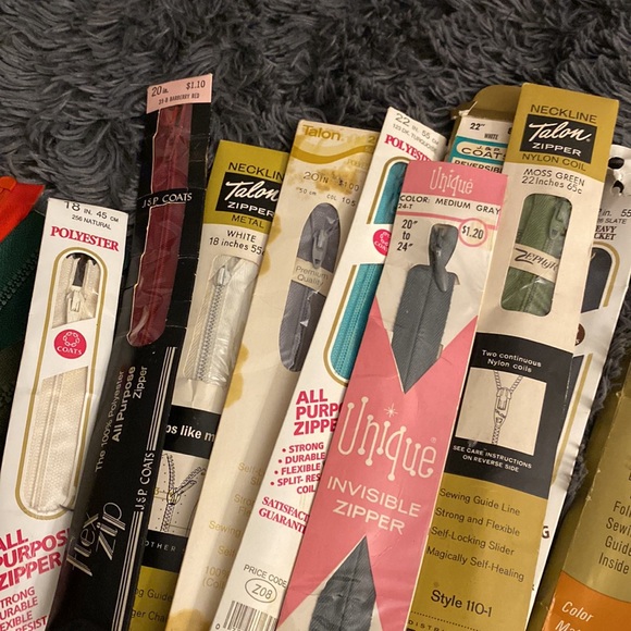 Vintage zippers (20 pcs) - Picture 6 of 8